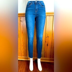 6 long Aeropostale high waisted jeggings, stretch, comfy, stretch denim skinny